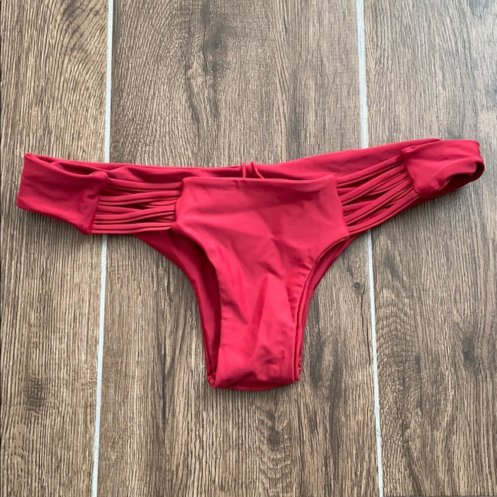 Red Swimsuit Bottoms Size Small